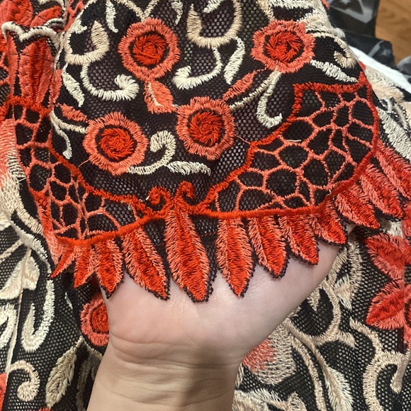 Yoana Baraschi for Anthropologie, embroidered dress, sz 8 - Picture 7 of 8